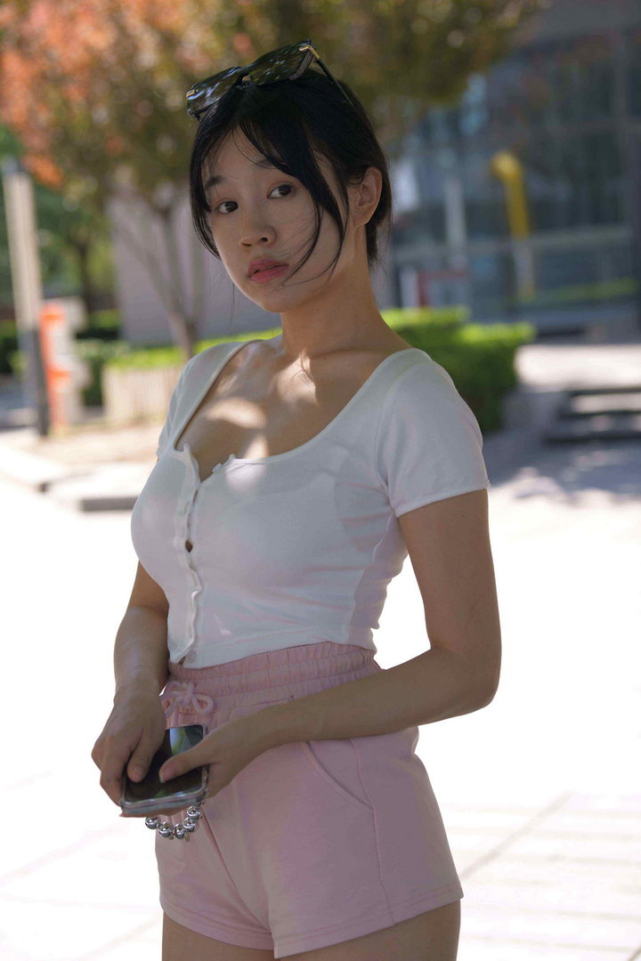 图片[3]-QB1873 一语呢喃,粉红色短裤 套图489张+视频-神兽街拍